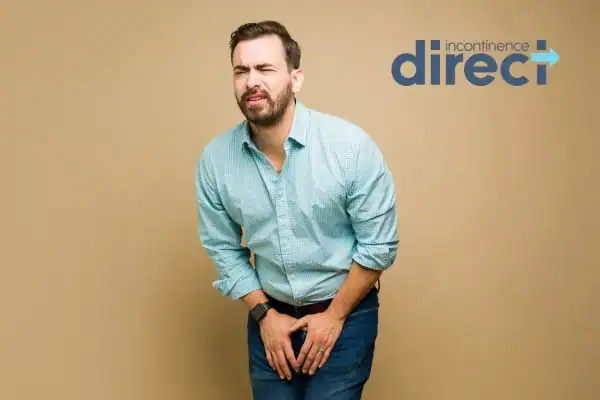 Image of a middle aged man suffering with urge incontinence London 